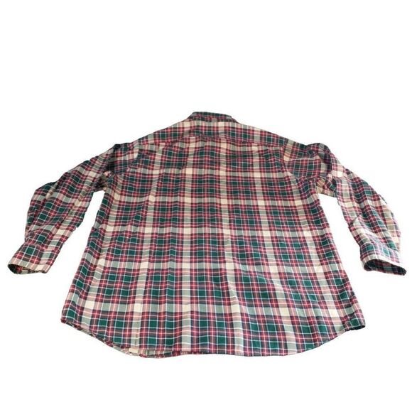 Vintage‎ L.L. Bean Freeport Maine Plaid Shirt Men's Size Large USA Made Casual - Picture 7 of 7